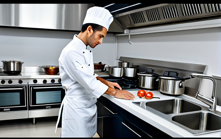 Ergonomic Kitchen Setup**

"A professional chef, fully clothed in a clean white uniform, working comfortably at a height-adjustable stainless steel kitchen counter. The kitchen is brightly lit with modern fixtures. There's a cushioned floor mat visible. Perfect anatomy, correct proportions, natural pose, well-formed hands, proper finger count. Safe for work, appropriate content, modest, professional. High quality, detailed."

**