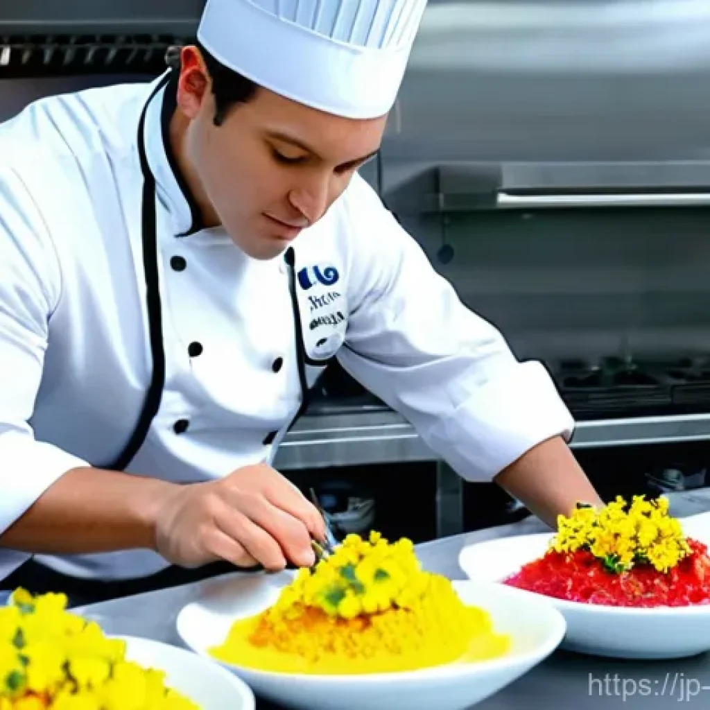 전통음식조리사 자격증과 학위의 차이 - **Prompt 1: Masterful Culinary Artistry**
    A highly skilled and focused chef, in their late 20s t...