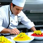 전통음식조리사 자격증과 학위의 차이 - **Prompt 1: Masterful Culinary Artistry**
    A highly skilled and focused chef, in their late 20s t...