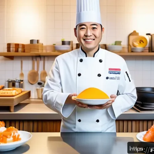 전통음식조리사 국제 네트워크 만들기 - A vibrant scene of an international online cooking workshop featuring traditional chefs from Japan a...